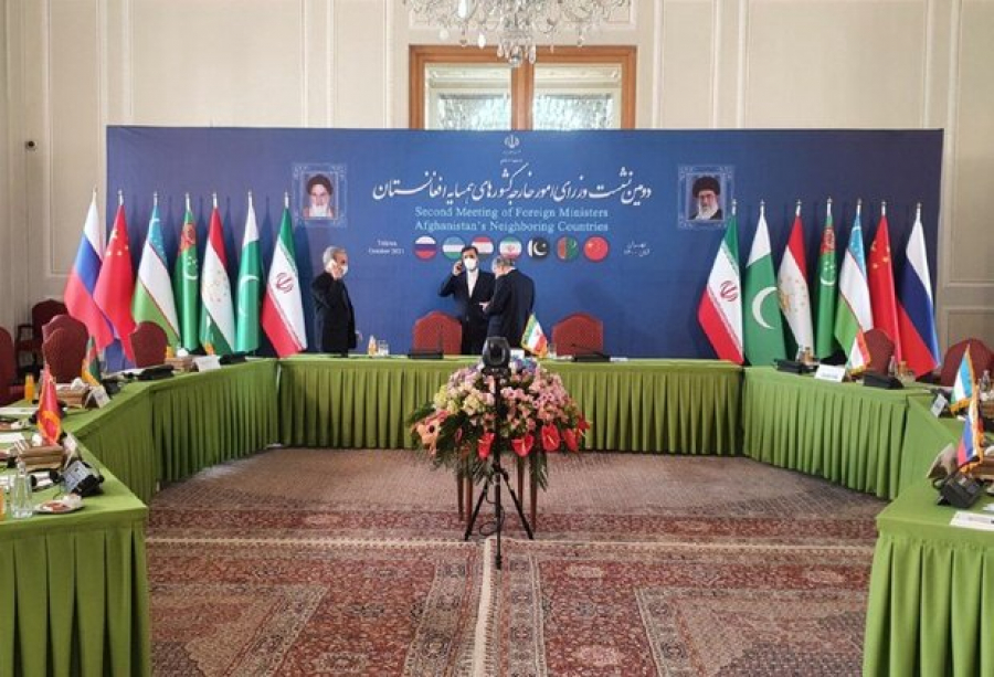 تہران میں افغانستان کے ہمسایہ ممالک کے وزراء خارجہ کے اجلاس کا آغاز