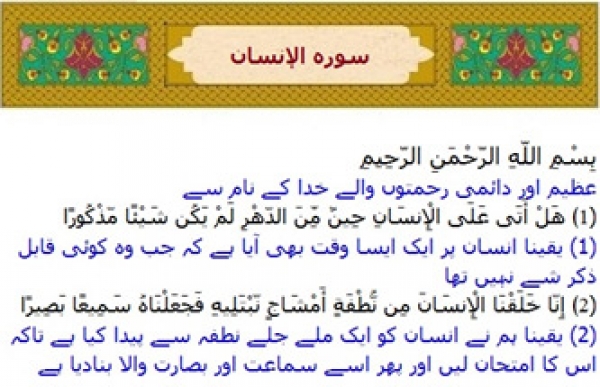 سوره الإنسان