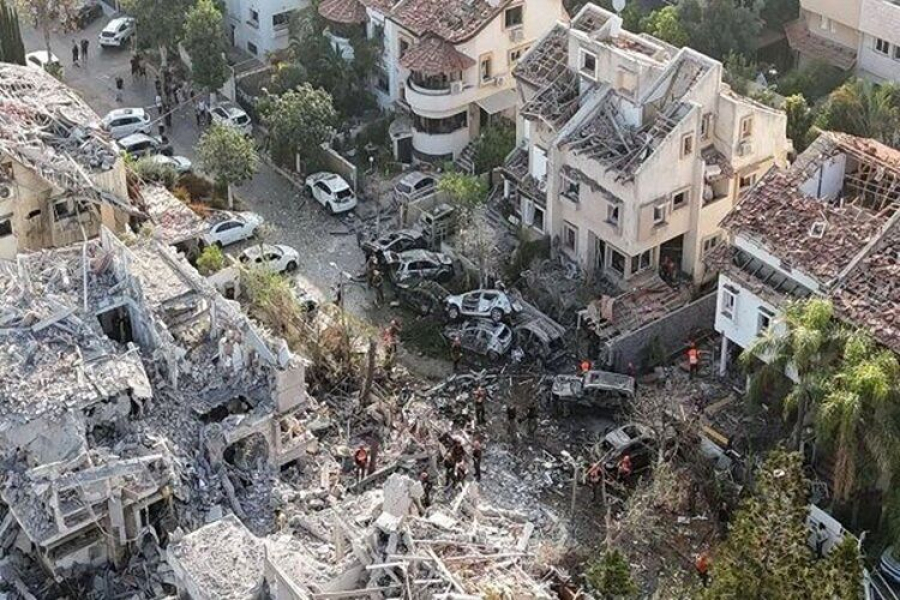 ایران بنایا اسرائیلی فوج کے ہیڈ کوارٹر اور وزارت جنگ کو نشانہ