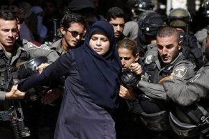 انتفاضہ قدس کے دوران ایک دسیوں فلسطینی خواتین گرفتار