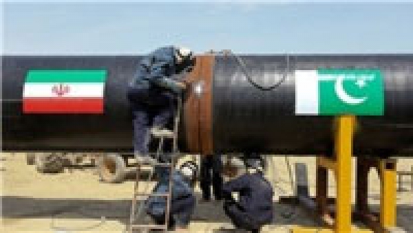 ایران پاکستان گیس پائپ لائن پر پابندی برقرار رہے گی