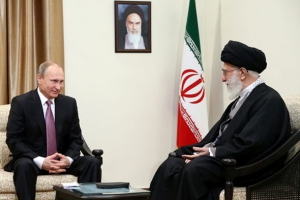 رہبر انقلاب اسلامی سے روس کے صدر ولادیمیر پیوٹن کی ملاقات