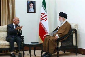 افغانستان کے صدر اور ان کے ہمراہ وفد کی رہبر انقلاب اسلامی سے ملاقات