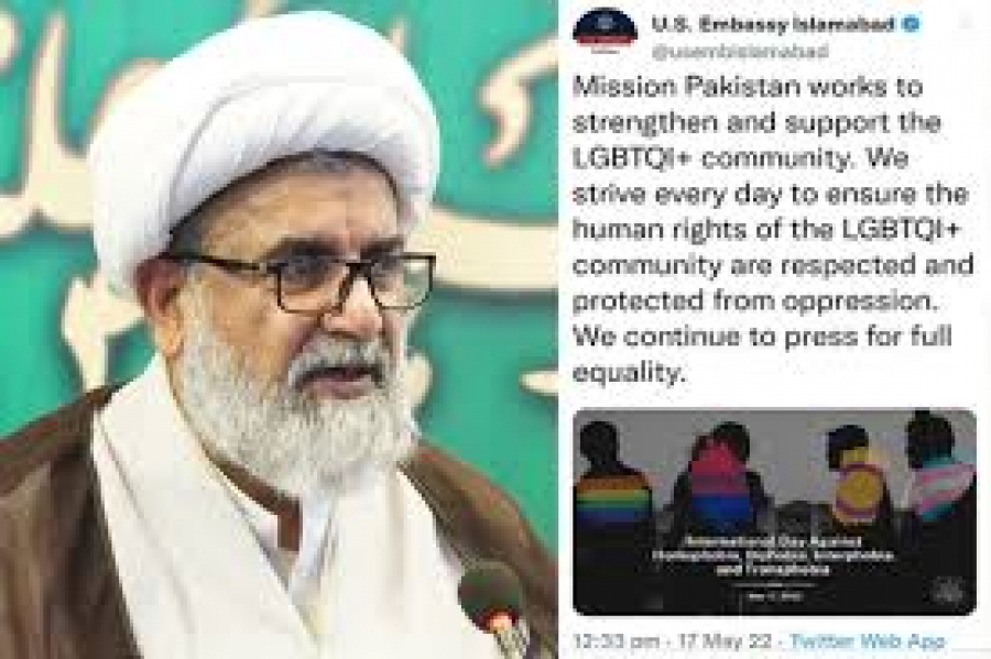 امریکا کی پاکستان میں ہم جنس پرستی کی حمایت دین اسلام پر حملہ ہے، علامہ راجہ ناصر عباس جعفری