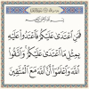 فَمَنِ اعْتَدَىٰ عَلَيْكُمْ فَاعْتَدُوا عَلَيہ بِمِثْلِ مَا اعْتَدَىٰ عَلَيْكُمْ