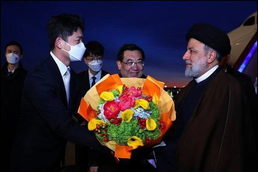 ایرانی صدر &quot;آیت اللہ رئیسی&quot;چین کے دورے پر بیجنگ پہنچ گئے
