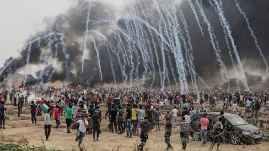 واپسی مارچ پر اسرائیل کی فائرنگ 6 شہید 190 زخمی