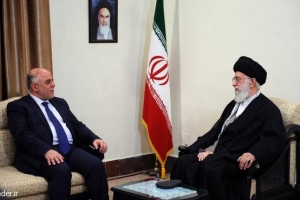 رہبر معظم کی عراقی وزير اعظم حیدر العبادی اور اس کے ہمراہ وفد سے ملاقات
